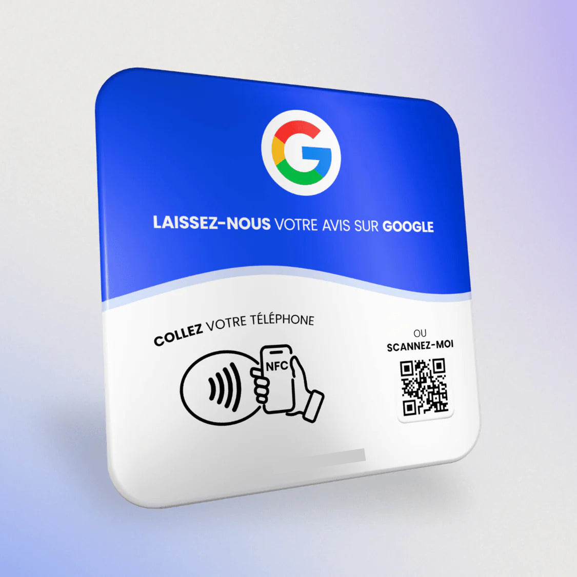 Plaque Avis Google